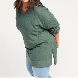 Green Old navy women’s quilted sweatshirt xxl